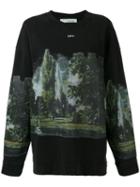 Off-white - 'cuntryside' Sweater - Women - Cotton - L, Women's, Black, Cotton