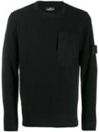 Stone Island Shadow Project Textured Knit Sweater - Black