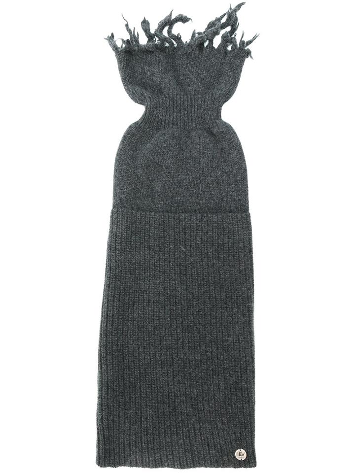 Lost & Found Ria Dunn - Long Beanie - Men - Angora/wool - M, Grey, Angora/wool