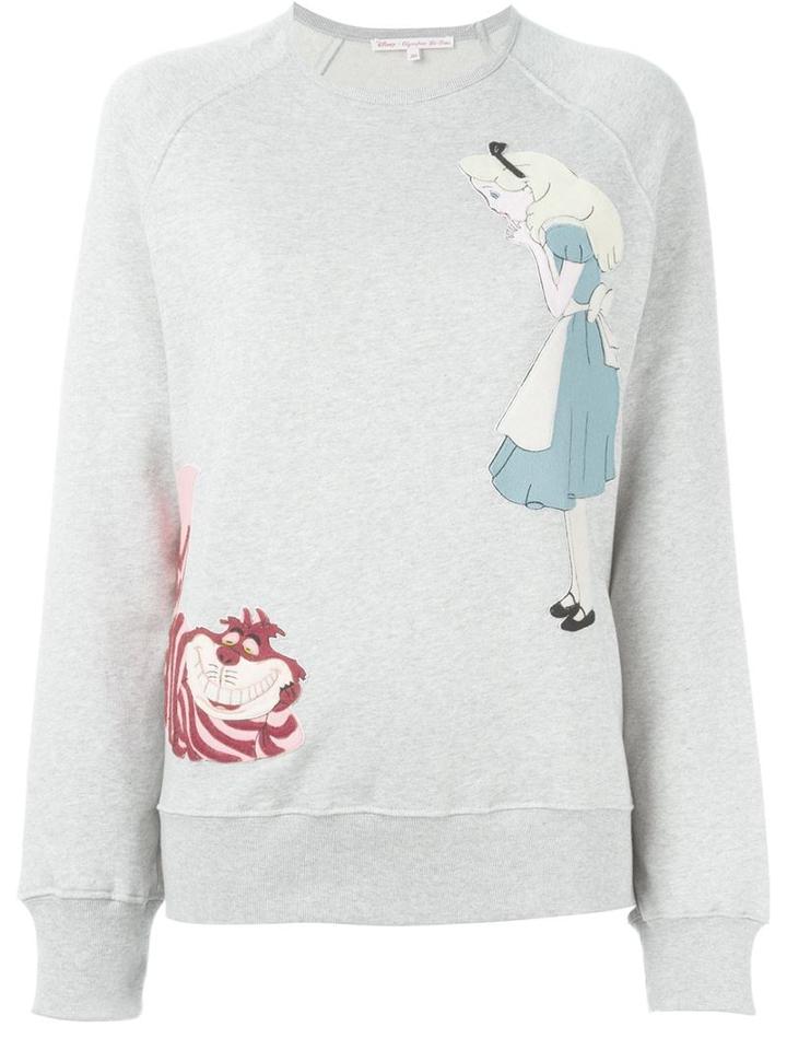 Olympia Le-tan Alice In Wonderland Patch Sweatshirt