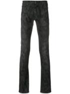 Versace Camouflage Effect Jeans - Black