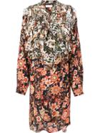 Faith Connexion Printed Shirt Dress, Women's, Size: 36, Silk