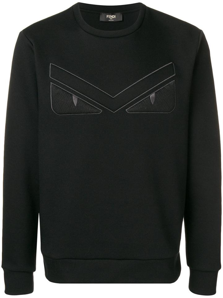 Fendi Eyes Sweatshirt - Black