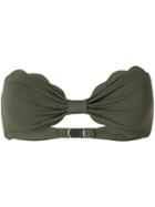 Marysia Antibes Scallop Bikini Top - Green