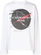 Ih Nom Uh Nit Space Graphic Sweatshirt - White