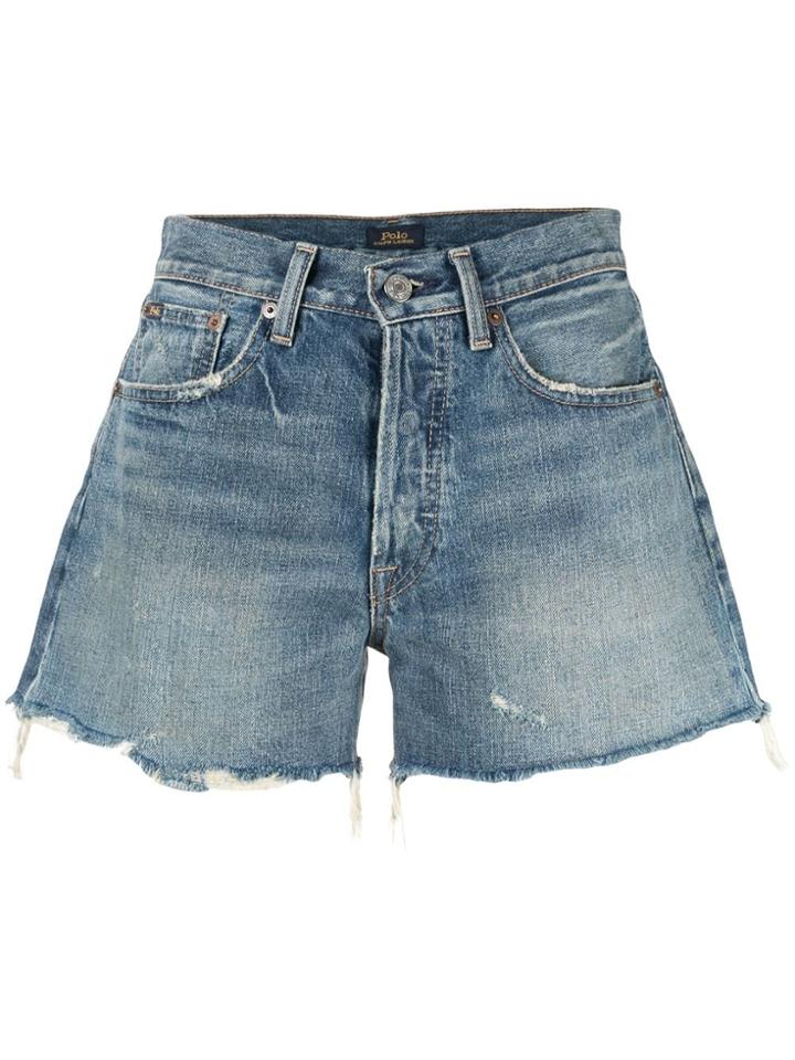 Polo Ralph Lauren Cut-off Shorts - Blue