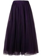 P.a.r.o.s.h. Tulle Pleated Skirt - Pink & Purple