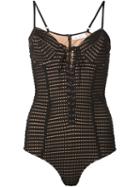 Fleur Du Mal 'lace Bullet' Swimsuit