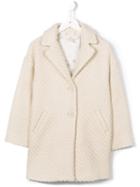 Monnalisa Classic Coat, Girl's, Size: 8 Yrs, White