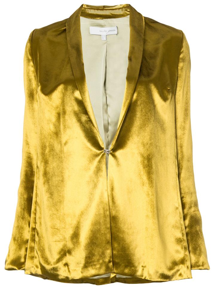 Galvan Straight Fit Blazer - Yellow & Orange