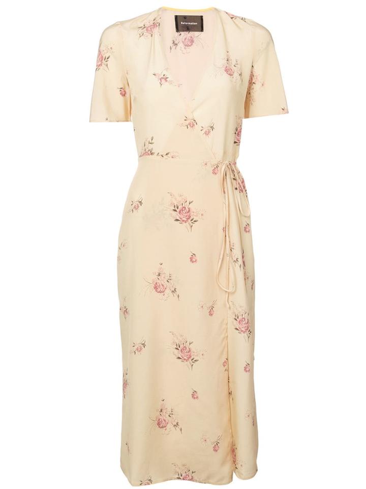 Reformation Jensen Dress - Yellow