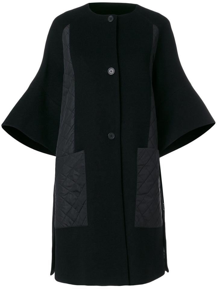 I'm Isola Marras Colour-block Cardi-coat - Black