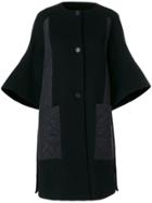 I'm Isola Marras Colour-block Cardi-coat - Black