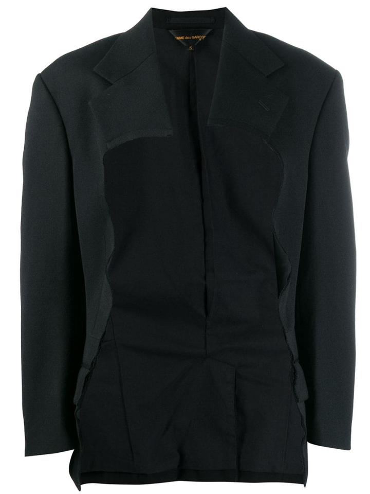 Comme Des Garçons Cropped Blazer - Black