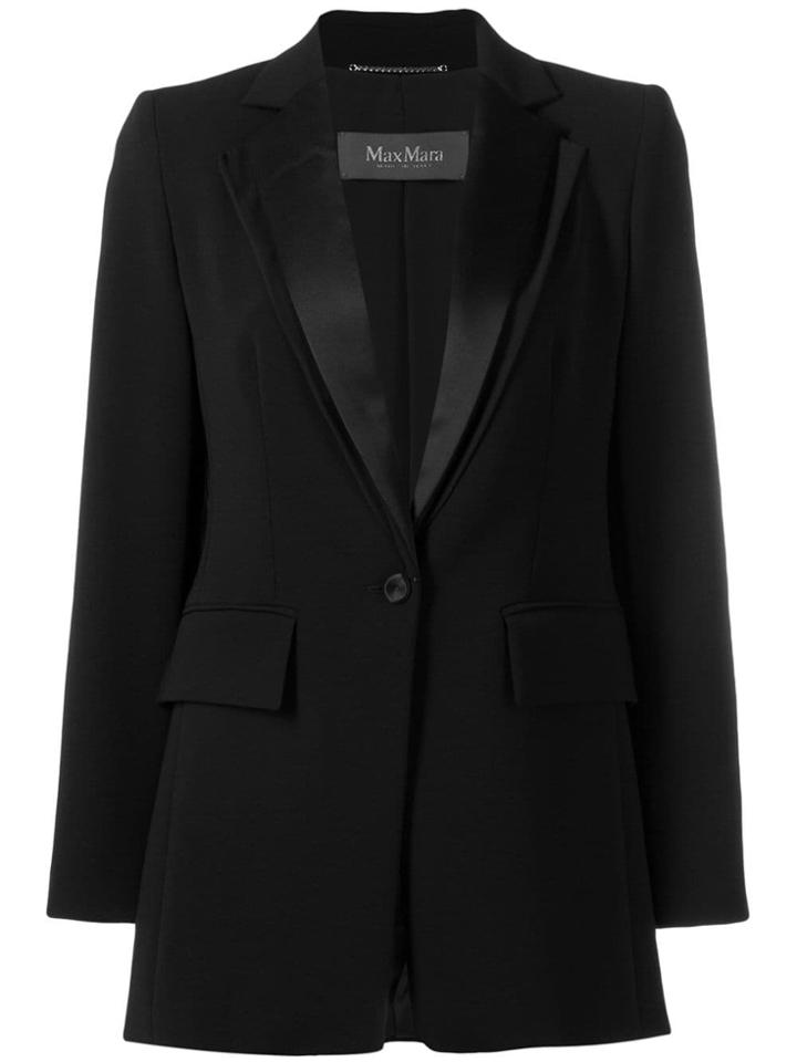 Max Mara Dallas Single-breasted Blazer - Black