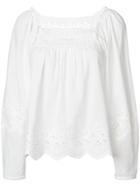 Ulla Johnson Embroidered-detail Blouse - White