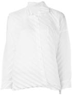 Issey Miyake Cauliflower Pleated Shirt, Women's, White, Polyester