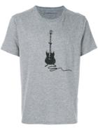 John Varvatos Guitar Print T-shirt - Grey