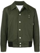 Ck Calvin Klein Fitted Bomber Jacket - Green