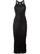 Rick Owens Tank Dress, Women's, Size: 38, Black, Cotton