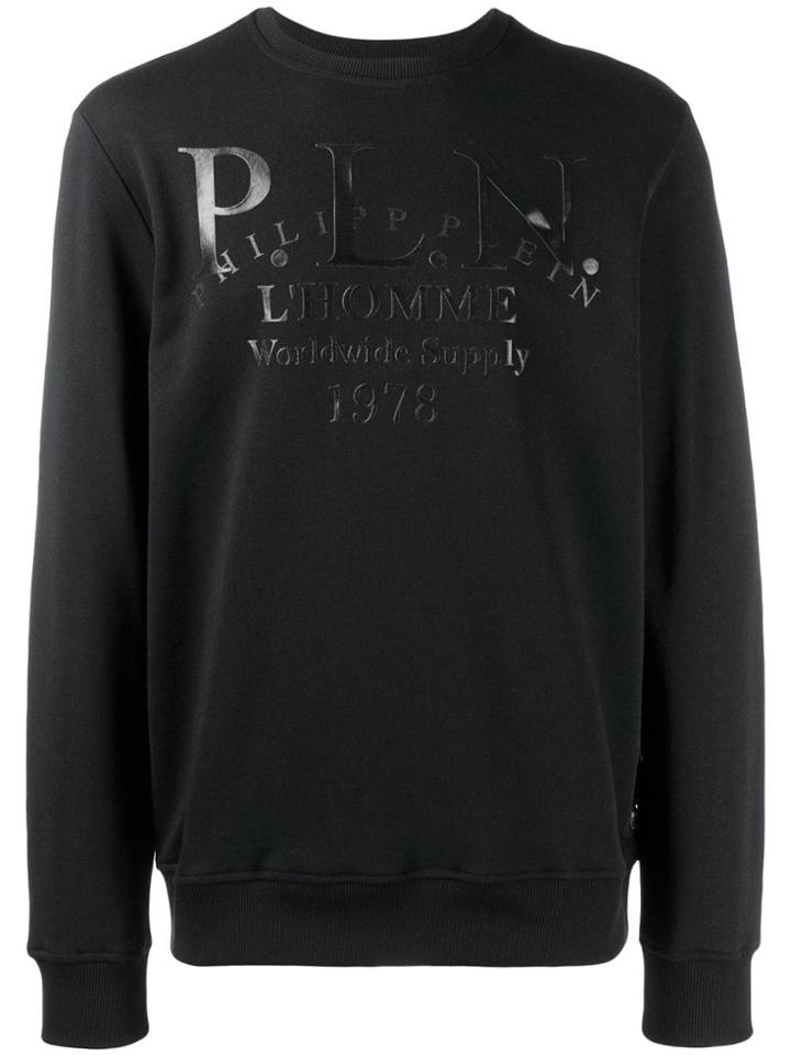 Philipp Plein Embossed Logo Sweatshirt - Black