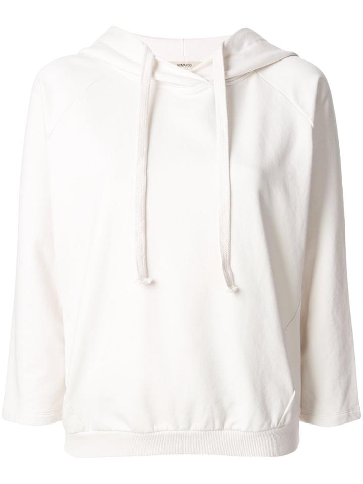 Humanoid Carry Hoodie - White