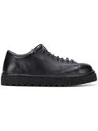 Marsèll Round Toe Lace-up Shoes - Black