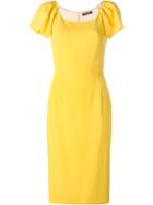 Dolce & Gabbana Pencil Dress - Yellow & Orange