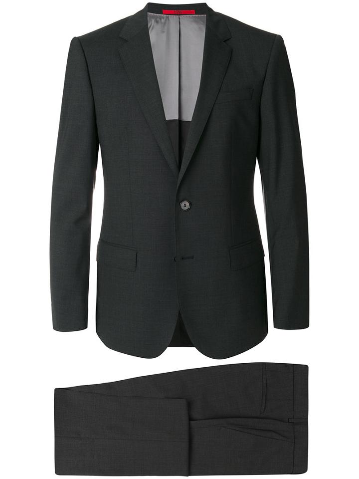 Boss Hugo Boss - Two Piece Formal Suit - Men - Spandex/elastane/viscose/virgin Wool - 50, Black, Spandex/elastane/viscose/virgin Wool