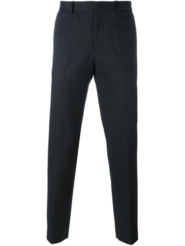 Msgm Tailored Trousers, Men's, Size: 48, Grey, Polyester/viscose/spandex/elastane/cotton