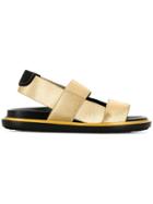 Marni Fussbett Sandals - Gold