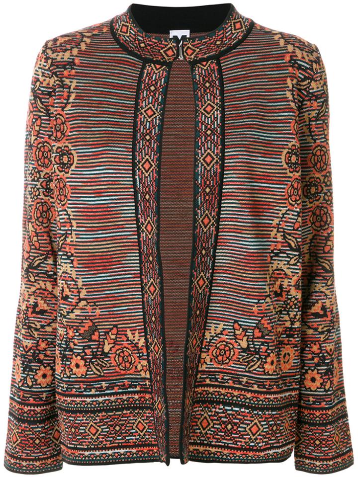 M Missoni Embroidered Jacket - Brown