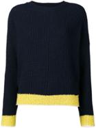 Vanessa Bruno Contrast Hem Jumper - Blue