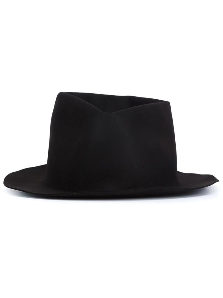 Horisaki Design & Handel 'easy Burnt' Fur Felt Hat, Adult Unisex, Size: Large, Black, Beaver Fur