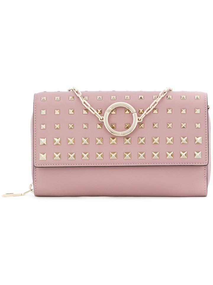 Valentino Valentino Garavani Rockstud Degradè Purse - Pink & Purple