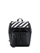 Off-white Diagonal Stripe Backpack - Black