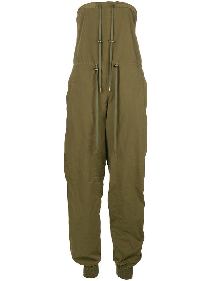Y / Project Strapless Jumpsuit - Green