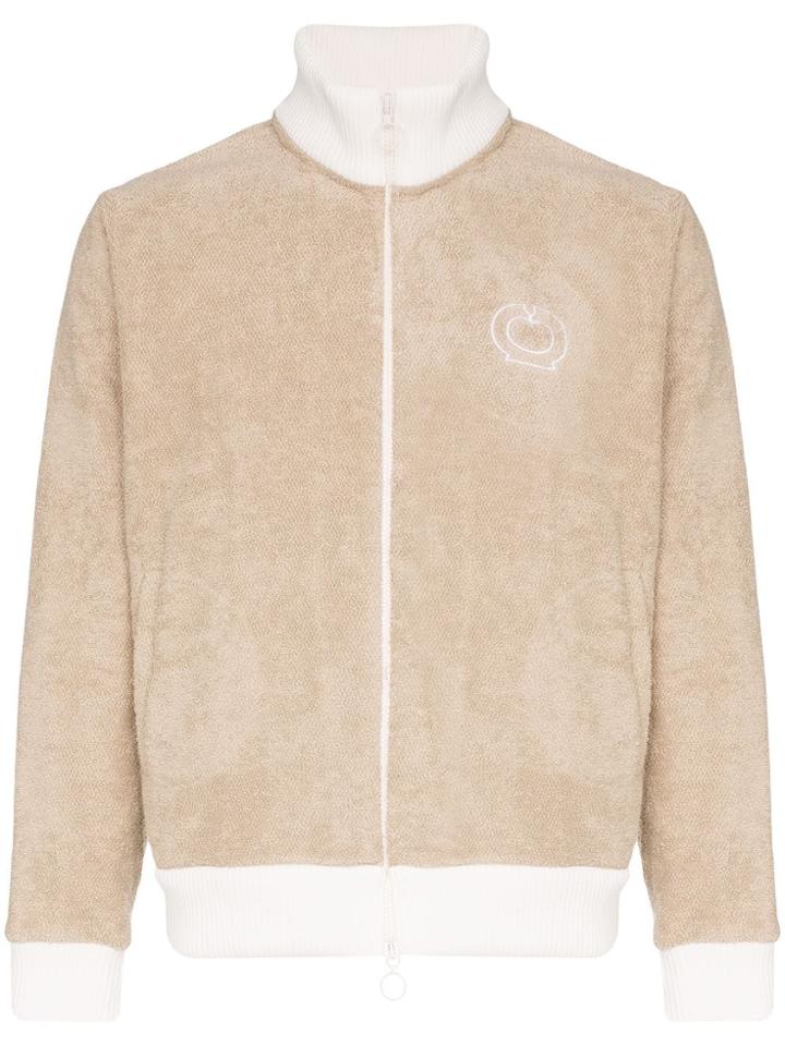 Casablanca Aprés Sport Cotton Track Jacket - Neutrals