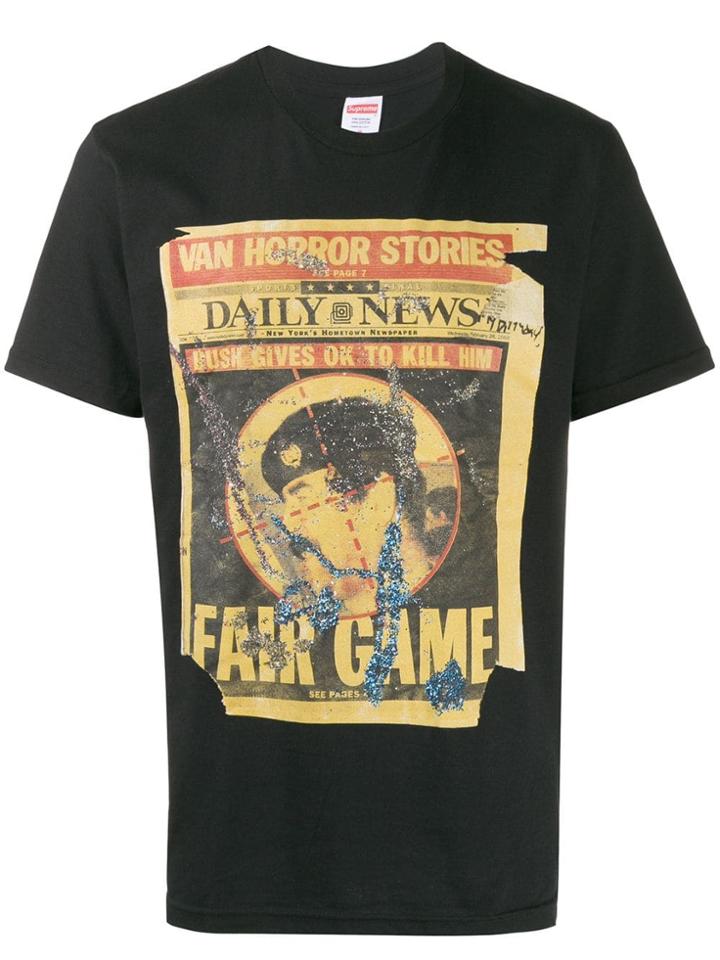 Supreme Dash Snow T-shirt - Black