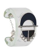 Camila Klein Embellished Resin Cuff - Green
