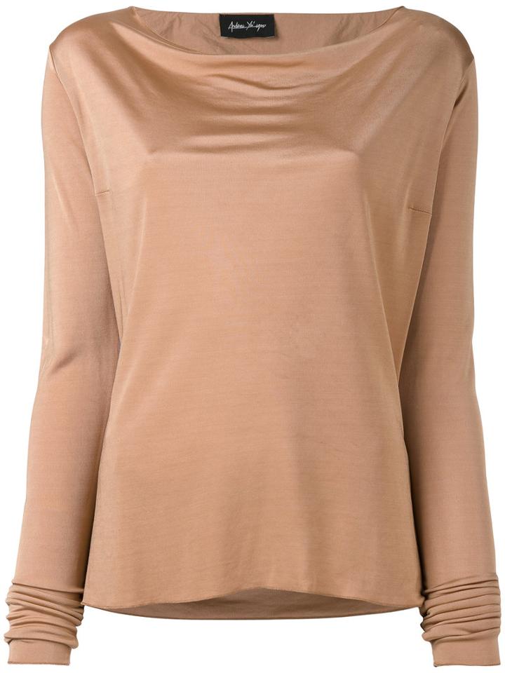 Andrea Ya'aqov - Open Back Top - Women - Cotton/viscose - Xs, Nude/neutrals, Cotton/viscose