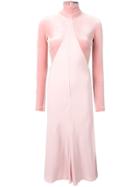 Haider Ackermann Velvet-panelled Dress - Pink