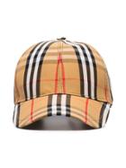 Burberry Multicoloured Vintage Check Cap - Neutrals