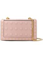 Balmain Love Button-embellished Shoulder Bag - Neutrals