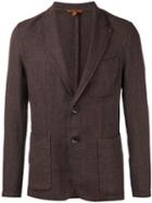 Barena Two Button Blazer, Men's, Size: 50, Brown, Linen/flax