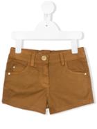 Miss Blumarine - Denim Shorts - Kids - Cotton/elastodiene - 8 Yrs, Girl's, Brown