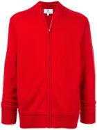 Ck Calvin Klein Zipped Long-sleeve Cardigan - Red