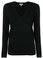 Burberry V-neck Sweater - Black