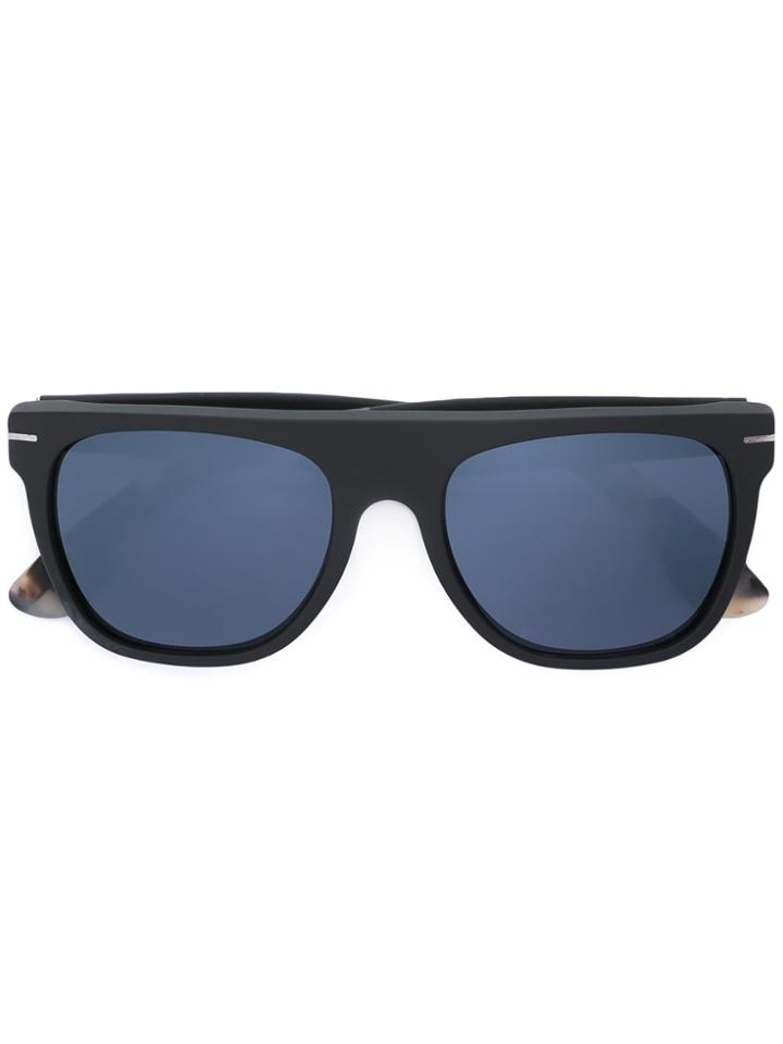 Retrosuperfuture Flat Top 'ghost Rider' Sunglasses - Black