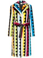Mary Katrantzou Stokes Faux Fur Coat - Multicoloured